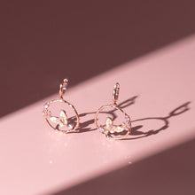 Load image into Gallery viewer, Tale of the Butterfly dangling earrings in Pink
