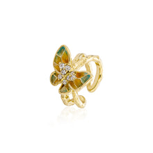 Load image into Gallery viewer, Tale of the Butterfly ear cuff M in Yellow
