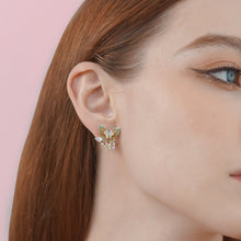 Load image into Gallery viewer, Tale of the Butterfly earrings M in Yellow
