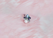 Load image into Gallery viewer, Anthia Jewelry Tutti Fruitti Synthetic Multi-Gemstone&amp;Fresh Water Pearl Silver Ring
